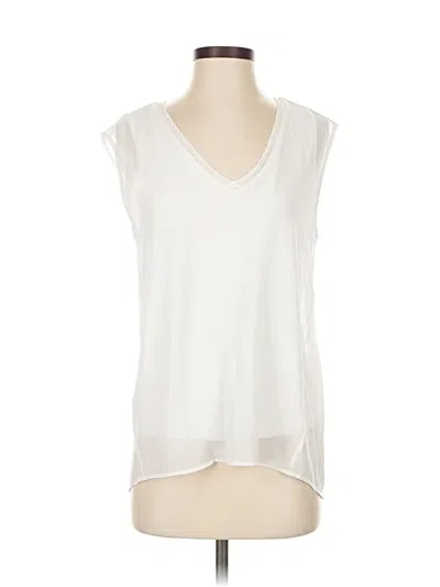 Pre-owned Michael Michael Kors Sleeveless Blouse In White