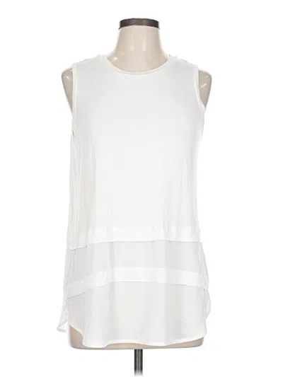 Pre-owned Michael Michael Kors Sleeveless Blouse In White