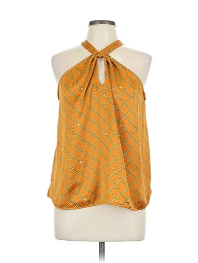 Pre-owned Michael Michael Kors Sleeveless Blouse In Yellow