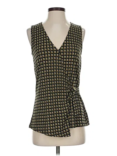 Pre-owned Michael Michael Kors Sleeveless Blouse In Yellow