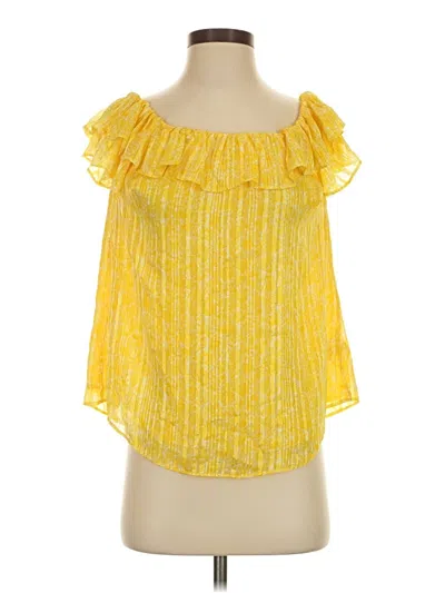 Pre-owned Michael Michael Kors Sleeveless Blouse In Yellow