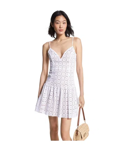 Michael Michael Kors Sleeveless Dress In White