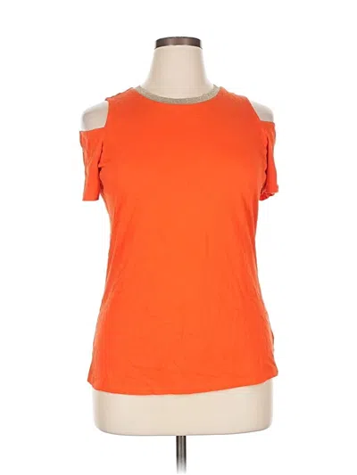 Pre-owned Michael Michael Kors Sleeveless T-shirt In Orange