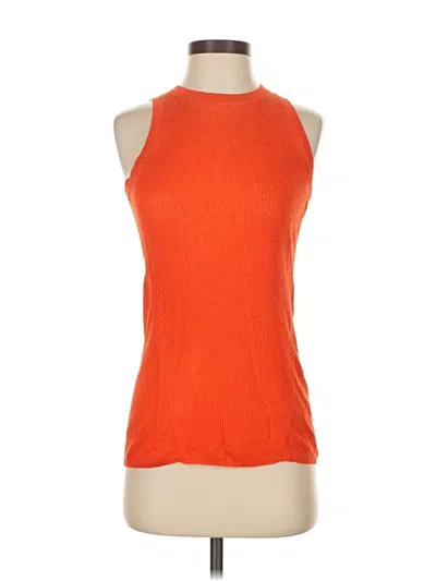 Pre-owned Michael Michael Kors Sleeveless T-shirt In Orange
