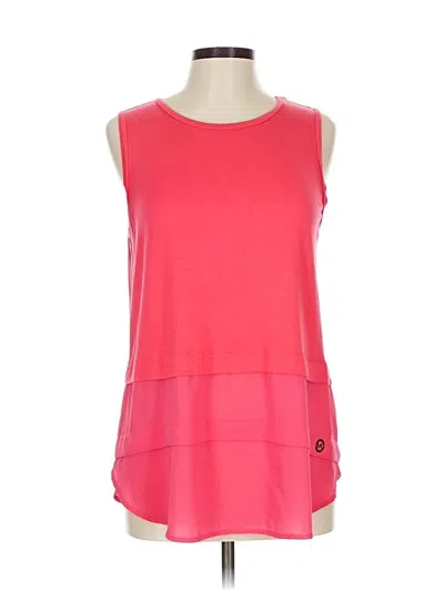 Pre-owned Michael Michael Kors Sleeveless T-shirt In Pink
