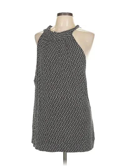 Pre-owned Michael Michael Kors Sleeveless Top Black Mock Neckline Tops