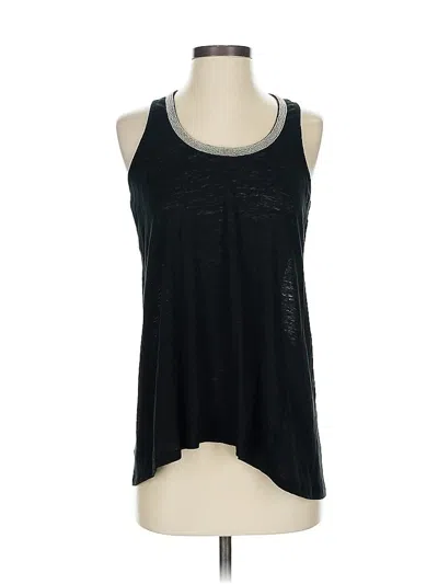 Pre-owned Michael Michael Kors Sleeveless Top Black Scoop Neck Tops
