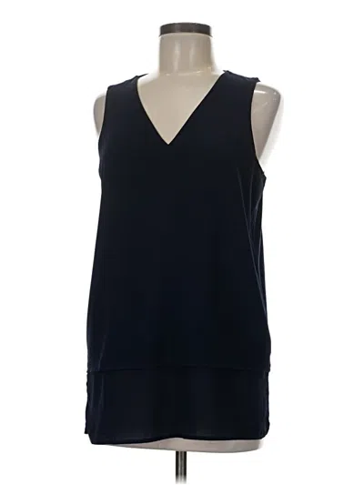 Pre-owned Michael Michael Kors Sleeveless Top Black V Neck Tops
