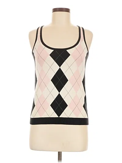 Pre-owned Michael Michael Kors Sleeveless Top Pink Square Neckline Tops