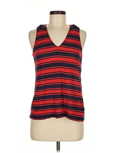 Pre-owned Michael Michael Kors Sleeveless Top Red Scoop Neck Tops