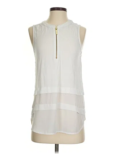 Pre-owned Michael Michael Kors Sleeveless T-shirt In Ivory