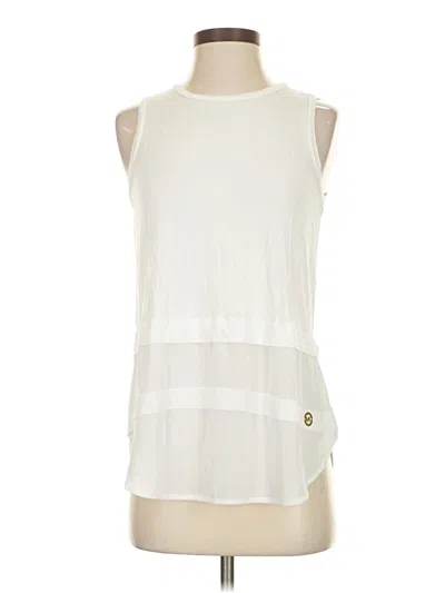 Pre-owned Michael Michael Kors Sleeveless T-shirt In White