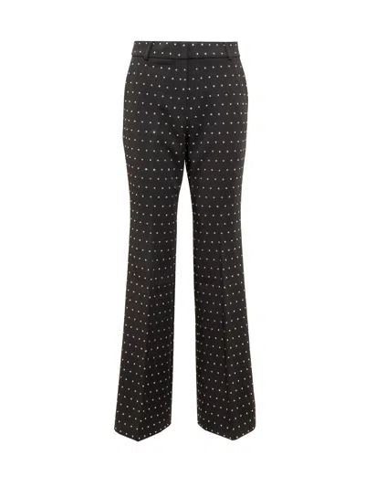 Michael Michael Kors Slim Bootcut Trousers In Blue