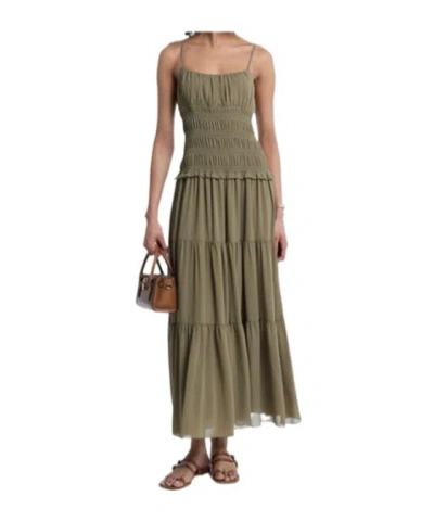 Michael Michael Kors Slip Dress In Green