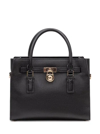 Michael Michael Kors Sm Satchel Handbag In Black