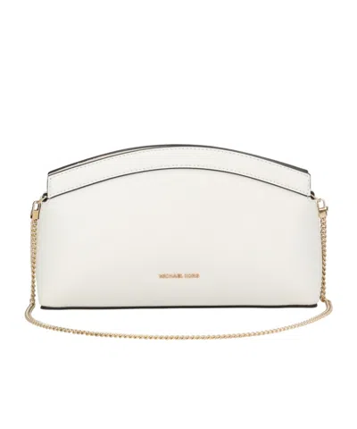 Michael Michael Kors Small Athena Cross Body Bag In White