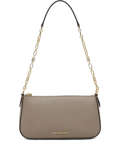 Michael Michael Kors Small Chain-strap Leather Shoulder Bag In Neutral