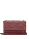 Michael Michael Kors Small Claire Chain Shoulder Bag In Red