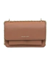Michael Michael Kors Brown Crossbody Bag With Logo Lettering On The Front In Leather Woman In Brown