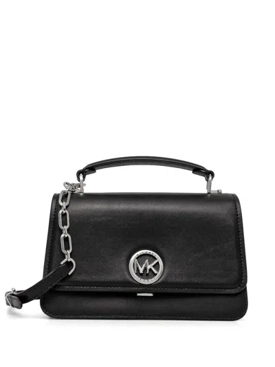 Michael Michael Kors Small Delancey Tote Bag In Black