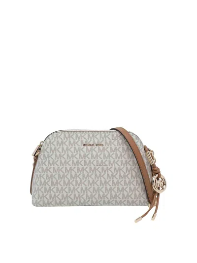 Michael Michael Kors Small Freddie Crossbody Bag In Beige