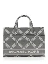 MICHAEL MICHAEL KORS MICHAEL MICHAEL KORS SMALL GIGI MONOGRAM JACQUARD TOTE BAG