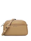 Michael Michael Kors Small Jet Set Camera Leather Cross Body Bag In Neutral