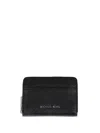 Michael Michael Kors Small Jet Set Card Holder In Black