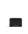 Michael Michael Kors Small Jet Set Wallet In Black