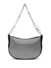 Michael Michael Kors Small Kendall Crystal-embellished Bag In Silver