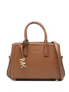 Michael Michael Kors Small Laila Leather Tote Bag In Brown
