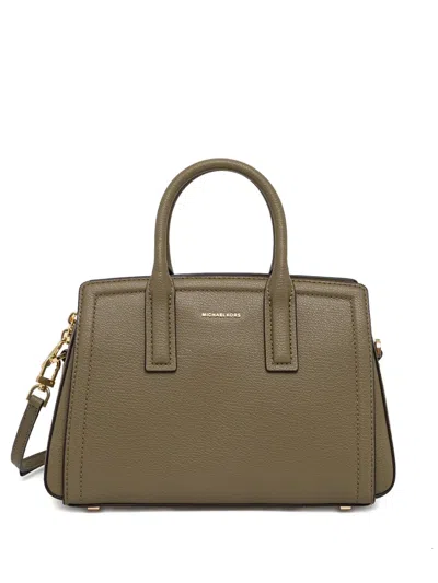 Michael Michael Kors Small Laila Structured Tote Bag In Green