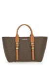 Michael Michael Kors Satchel Moore S Brown Camel Monogram