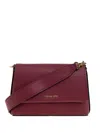 Michael Michael Kors Small Nessa Leather Crossbody Bag In Red
