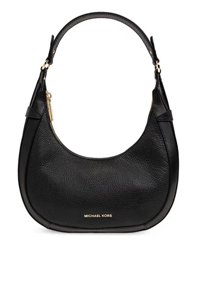 Michael Michael Kors Small Preston Zipped Shoulder Bag In Black