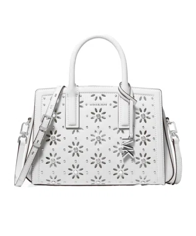 Michael Michael Kors Small Satchel In White