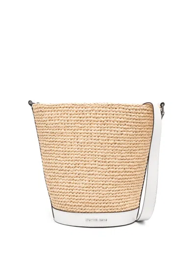 Michael Michael Kors Small Townsend Bucket Bag In Neutrals