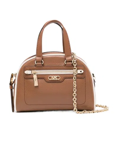 Michael Michael Kors Small Williamsburg Leather Crossbody Bag In Brown