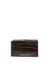MICHAEL MICHAEL KORS MICHAEL MICHAEL KORS SMALL ZIP CARD CASE