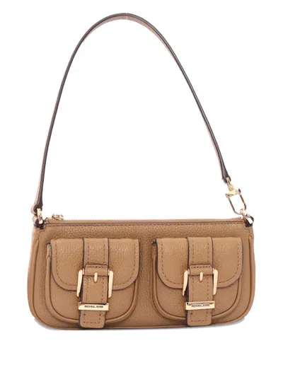 Michael Michael Kors Small Zoe Shoulder Bag In Neutral
