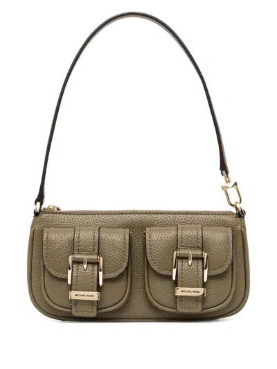 Michael Michael Kors Small Zoey Two-pocket Shoulder Bag In Green