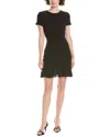 Michael Michael Kors Smocked Mini Dress In Black