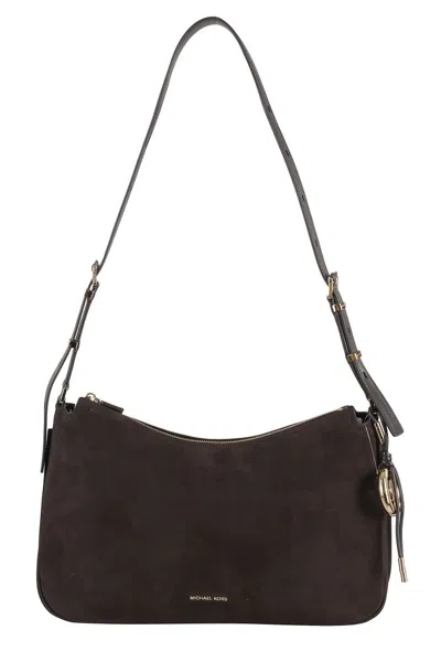 MICHAEL MICHAEL KORS SMOOTH LEATHER HOBO SHOULDER BAG WITH GOLD-TONE ACCENTS