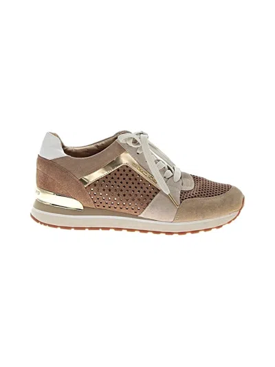 Pre-owned Michael Michael Kors Sneakers In Tan