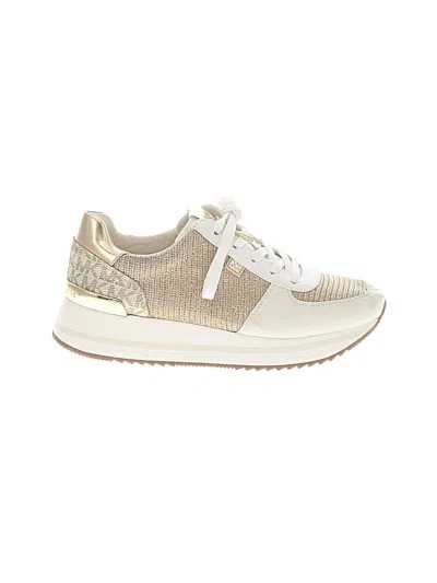 Pre-owned Michael Michael Kors Sneakers In Tan