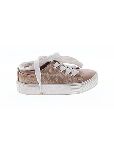 Pre-owned Michael Michael Kors Kids' Sneakers In Tan