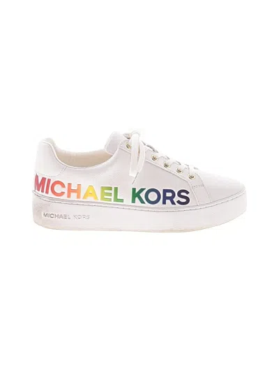 Pre-owned Michael Michael Kors Sneakers In White