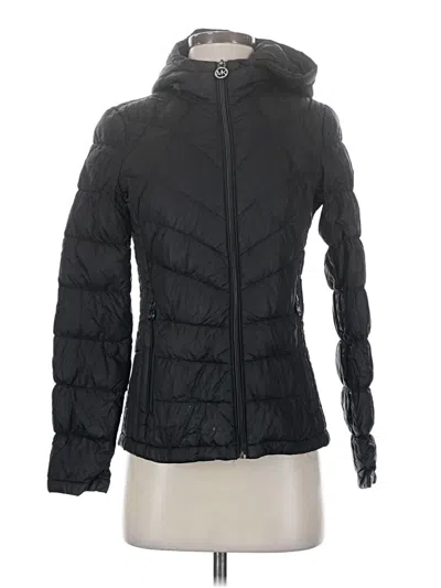 Pre-owned Michael Michael Kors Snow Jacket In Black
