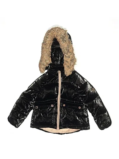 Pre-owned Michael Michael Kors Kids' Snow Jacket In Black