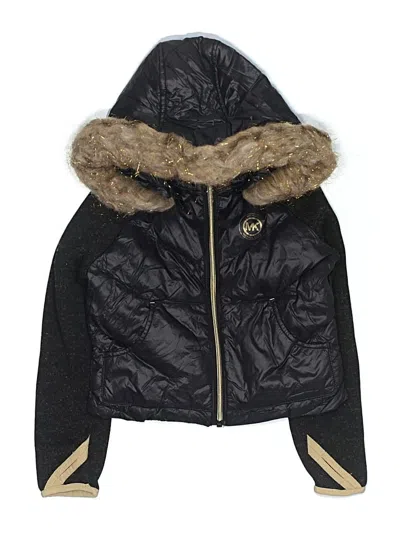 Pre-owned Michael Michael Kors Kids' Snow Jacket In Black